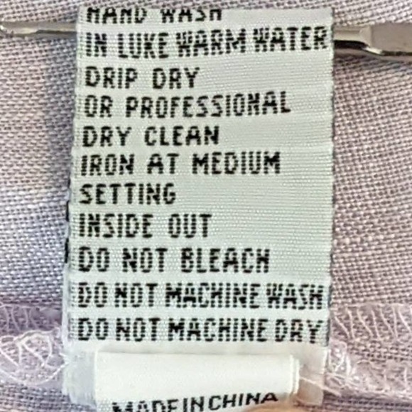 JSong Linen Sleeveless Lilac and Purple Blouse Size 18 NWOT - Picture 6 of 7